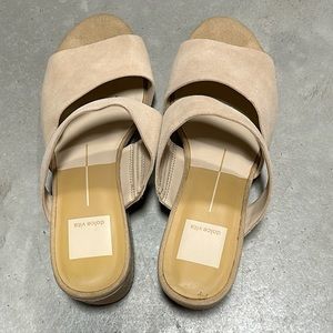 Dolce vita suede‎ slip on heel / Size 8 / Vv—13